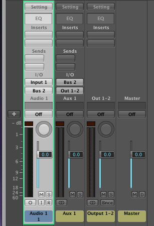 Logic Pro Bus/Aux Creation